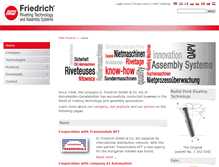 Tablet Screenshot of fmw-friedrich.de